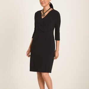 NWT Chico's So Slimming Wrap Dress 3 / 16 / XL